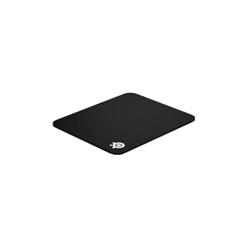 SteelSeries QcK Heavy Cloth Gaming Mouse Pad - Extra Thick 6mm Non-Slip Base - Micro-Woven Surface - Optimized For Gaming Sensors - Size M - Black