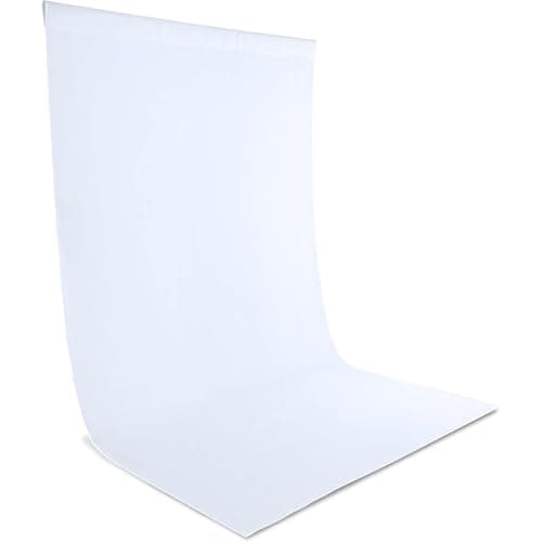 Zdada White Backdrop Screen Background 5x7ft/1.5x2M Background Photography