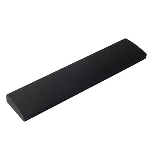 Keychron Black Silicone Wrist & Palm Rest, 327mm (12.89") for 75% Compact Keyboard Series V1/V2/Q1/Q2 & Lemokey P1 (Pro/Max/HE) – Anti-Slip Base – Smooth & Soft Support