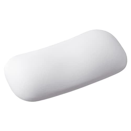 Wrist Rest Mouse Pad, Silicone Wrist Rest Holder and Mouse Pad Set, Office Gift, Comfortable Mouse Pad with Ergonomic Wrist Pad Support for Home Office Laptop ( Color : White , Size : Mouse Pad )