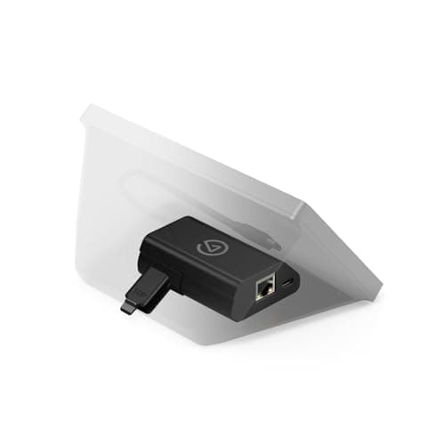 Elgato Network Dock for Stream Deck – Wired Ethernet Adapter, PoE or USB Powered, Easy On-Device Setup, Mounts to Desk, Wall, or SDXL Stand, for Studio, Broadcast, Events