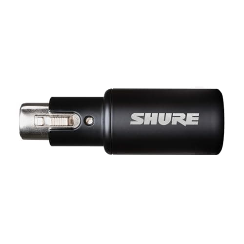 Shure MVX2U Gen 2 Digital Audio Interface, XLR to USB Adapter for Microphones, For Content Creation & Recording, Digital Audio Processing, Compatible for Mac & Windows Computers, iOS & Android Devices