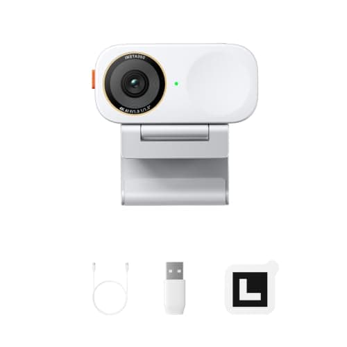 Insta360 Link 2C Pro Arctic White - 4K Webcam for PC/Mac