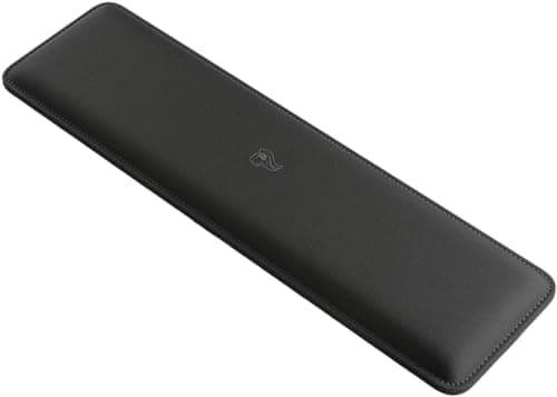 GLORIOUS Padded Keyboard Wrist Rest TKL 17mm (Stealth) | 360x100x17mm Dual Lock Anti Fraying Stitched Frame, Medium Firmness Foam Interior, Ergonomic Non Slip Grip Base