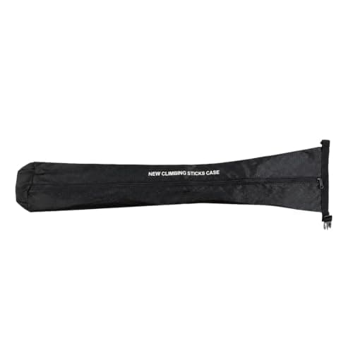 Stick Storage Bag Nylon Carrying Case with Zipper, Black Color