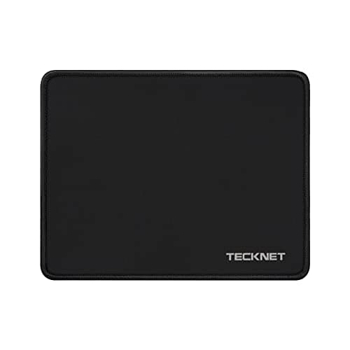 TECKNET Mouse Mat, 270 x 210 x 3 mm Gaming Mouse Pad - Black
