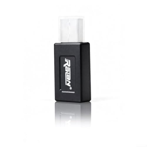 Controller Adapter Wireless USB for PS4 Switch PC - Multi-Platform Dongle with Haptic - Retro Receiver for Old Consoles - and Play Setup - 10 Meter Signal - Black Device