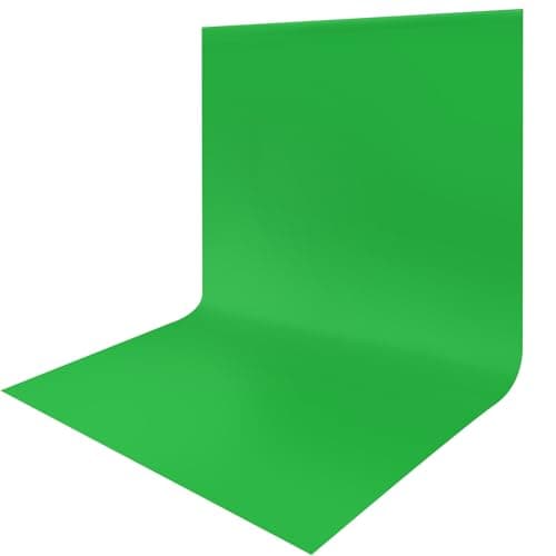 JEBUTU Green Screen Backdrop Extra Large Big XL 3m x 6m (9.8ft x 19.6ft)