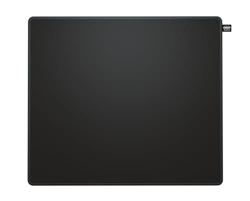 CHERRY XTRFY GP5, Fabric Gaming Mouse Pad in L (460 x 400 x 4 mm), Smooth Speed Pad for Precision, Stitched Edges, Non-Slip, Machine-Washable, Black