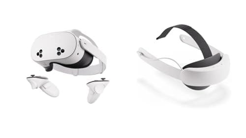 Meta Quest 3S 128 GB Headset + Elite Strap & Battery