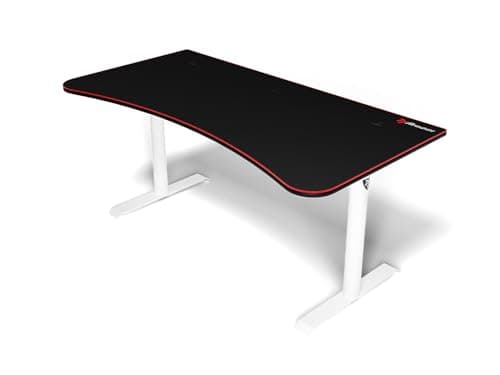 Arozzi Arena Gaming Desk, Metal, 160x80x80 cm - White