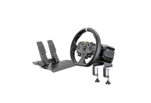 MOZA R5 Pro Bundle, 6Nm Direct Drive Racing Wheel and Pedals for PC, Complete Racing Simulator Bundle with ES Lite Steering Wheel, SR-P Lite2 Pedals & Table Clamp Included