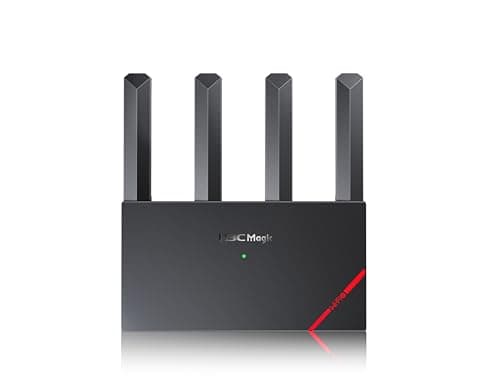 H3C AX3000 WiFi 6 Router(NX30 Plus) with 160MHz Channel, Dual Band Gigabit Wireless High Speed Router for Home| 2402 Mbps 5GHz & 574 Mbps 2.4GHz| Up to 200+ Devices| Full Security & Parental Controls