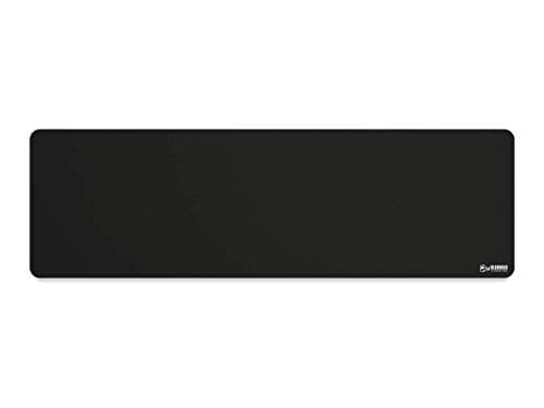 GLORIOUS Cloth Gaming Mousepad Extended (Black) | Smooth Surface For Speed And Control, Anti Slip Base, Machine Washable Antifraying Stitched Edges, 910x280x3mm
