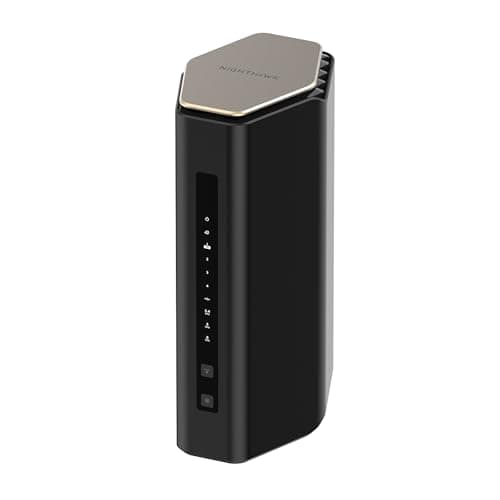 NETGEAR Nighthawk WiFi 7 Router (RS600) – Security Features, BE3600 Wireless Speed (up to 18.0 Gbps) - Covers up to 2,700 sq. ft., 150 Devices – 10 Gig Internet Port
