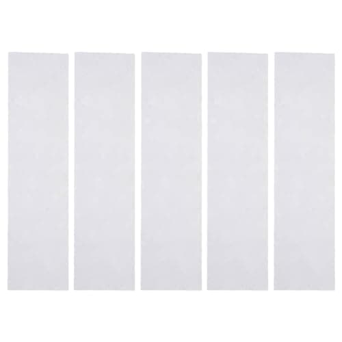 HVAC Register Screen – Five Pack Fiber Mesh, Dust Blocking Intake Layer, Trim To Fit Panel, Breathable Airflow Guard, Lightweight Frame Cover, Adhesive Backing Sheet | Vent Filter Kit with Cuttable