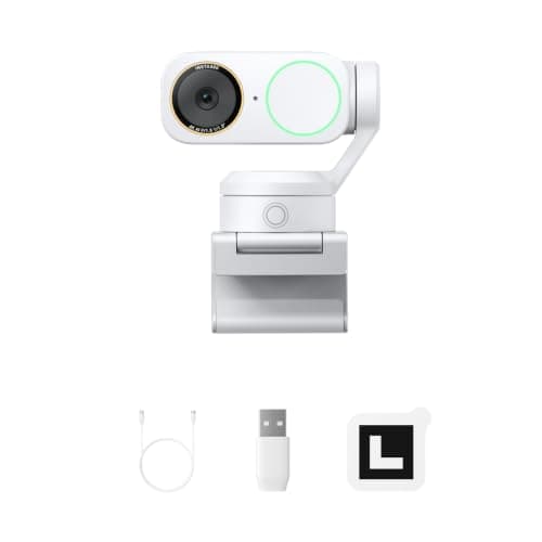 Insta360 Link 2 Pro Arctic White- 4K PTZ Webcam for PC/Mac