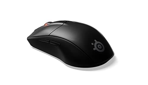 SteelSeries Rival 3 Wireless - Wireless Gaming Mouse - 400+ Hour Battery Life - Dual Wireless 2.4 GHz and Bluetooth 5.0 - 60 Million Clicks - 18,000 CPI , Black