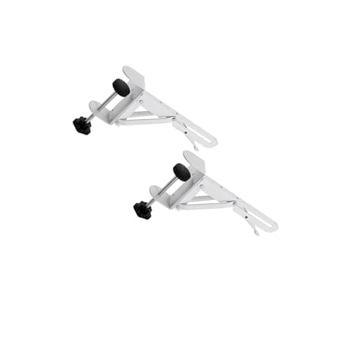 QUILSTM Keyboard Tray Clamp Mount Ergonomics Adjustable Folding Height Under Desk Support Installs Simply No Damage To Desktop Black Keyboard Tray Clamp Mount