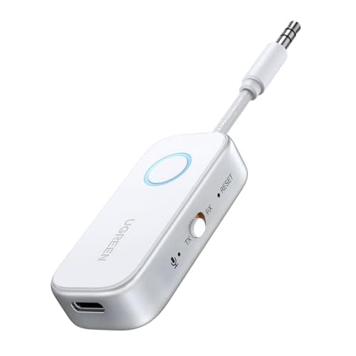 UGREEN Bluetooth 6.0 Transmitter Receiver, 2-in-1 Aux Wireless Adapter, 18H