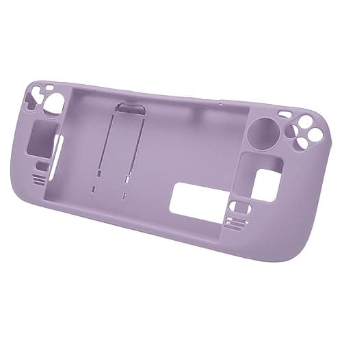 Kickstand Case for Steam Deck, Full Protective Case for Steam Deck, Shockproof, Non Slip, Anti Collision Accessories with Stand Function (Purple)