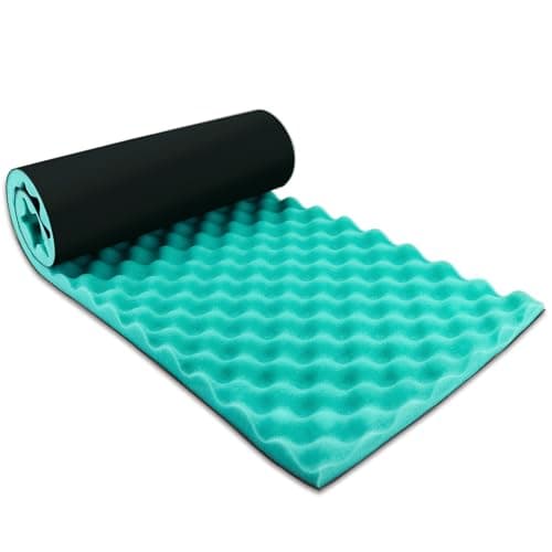 BXI Double Noise Insulation Soundproofing Foam, 100 X 34 X 2.5 cm Egg Crate Sound Proof Acoustic Foam Panels, Sound Dampening Panels for HVAC, Pipe, Machine, Wall and Door