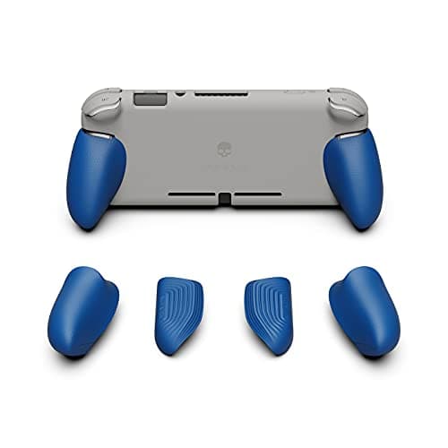 SAVAGE RAVEN Skull & Co. Interchangeable Lite Grip Set for GripCase Lite: Snap/Trigger/Plus Grips [to fit All Hands Sizes] for Nintendo Switch Lite [3 Pairs] - Coral