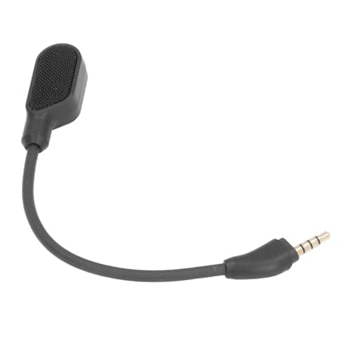 Replacement Game Mic for Cloud III Gaming Headset, Detachable Noise Cancelling Boom Microphone with 3.5mm Aux Interface, Gold Plated Connector(Mic Only)