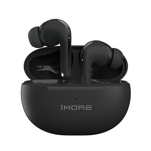 1MORE TWS Q20, Wireless Earbuds with Bluetooth 5.3, Lightweight Wireless Headphones, Headphones with ANC, 4 Microphones and AI ENC for Clear Calls, Low Latency Gaming Mode, 30H, Black