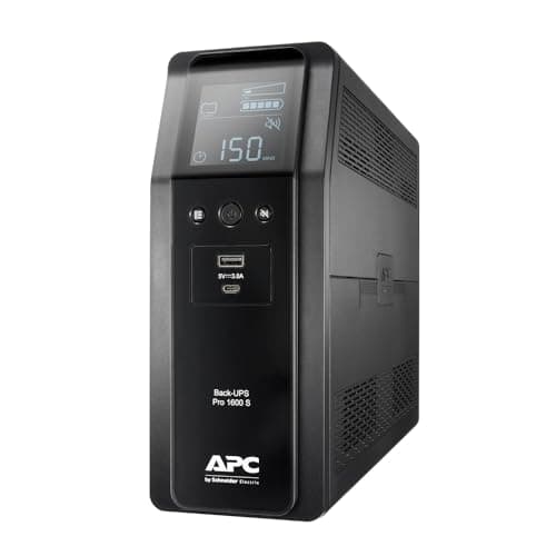 APC Back-UPS Pro - BR1600SI - UPS 1600VA (8 IEC outlets, LCD interface, sinewave power output)