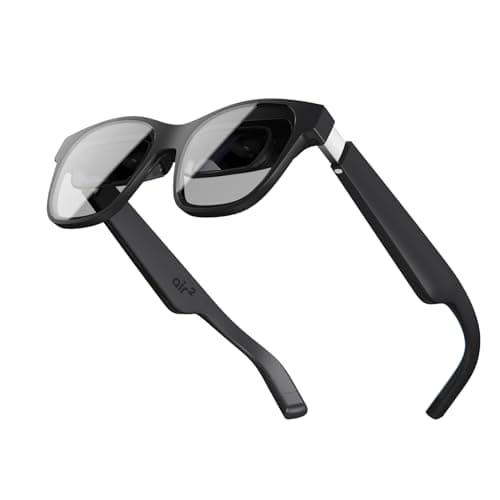 XREAL Air 2 AR Glasses, 130" 120Hz 1080P Wearable Display, Lightweight 72g, Compatible with iPhone 15/16 (excluding e-series), Android (USB-C DP Only), Steam Deck, ROG Ally, PC/Mac, HDMI with Adapter
