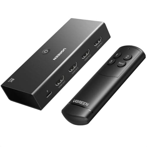 UGREEN HDMI Switch 3 in 1 Out, 8K@60Hz HDMI Splitter with Remote