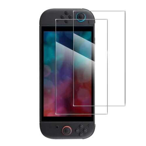 AOKUMA Tempered Glass for Nintendo Switch 2 Screen Protector, [2 Pack] Premium Quality Guard Film, Case Friendly, Shatterproof, Shockproof, Scratchproof, Oilproof