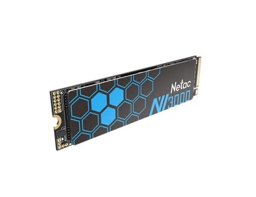 Netac NV3000 1TB SSD 1TB Internal NVMe SSD Solid State Drive M.2 2280mm PCIe3.0 3D NAND with Heat Sink, Up to 3100/2100 MB/s, for PC Gamers, Game Loading, Office