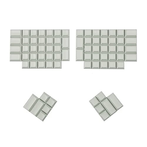 YMDK DSA Profile PBT Blank Keycap Set for Ergo Ergodox Planck Preonic Lily 58 Keyboard