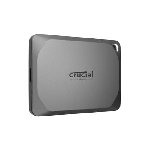 Crucial X9 Pro 4TB Portable External SSD - Up to 1050MB/s Read/Write, External Solid State Drive, IP55 Water and Dust Resistant, USB-C 3.2 - CT4000X9PROSSD902