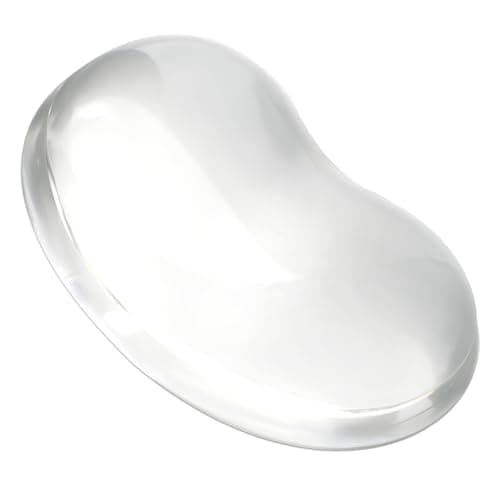 YQQYG Gel Wrist Rest Transparent Silicone Mouse Wrist Support Soft Ergonomic Wrist Pad for Mouse Computer, Laptop, Office, Home, School