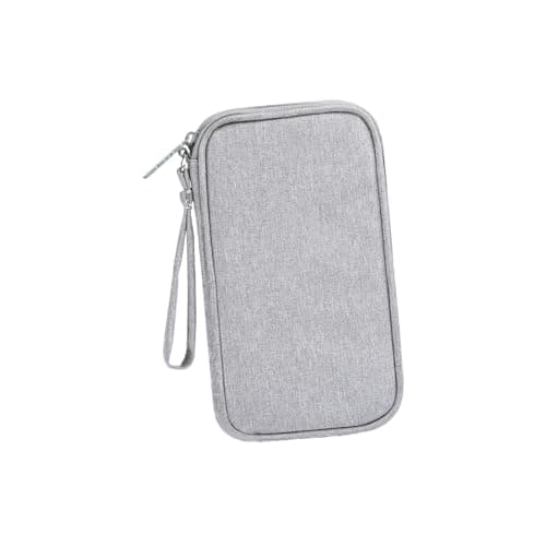 jojofuny Single Layer Flat Shockproof Compression Accessories Package Headset Data Cable Charging Treasure Storage Bag