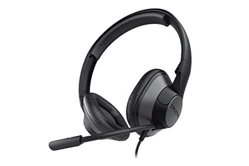 CREATIVE HS-720 V2 USB Digital Audio On-ear Headset with Noise-cancelling Condenser Boom Mic, Inline Mute/Calls/Volume Control and Mic-monitoring Feature, Simple Plug-and-play for Video Calls