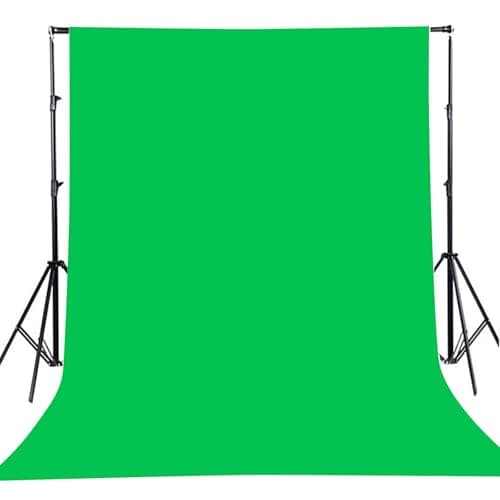 STCREE Green Screen Backdrop 1.5M x 2.1M (5ft x 7ft) for Live Studio Zoom Sessions Live Gaming and Parties Background Product Photography Props KLSST004