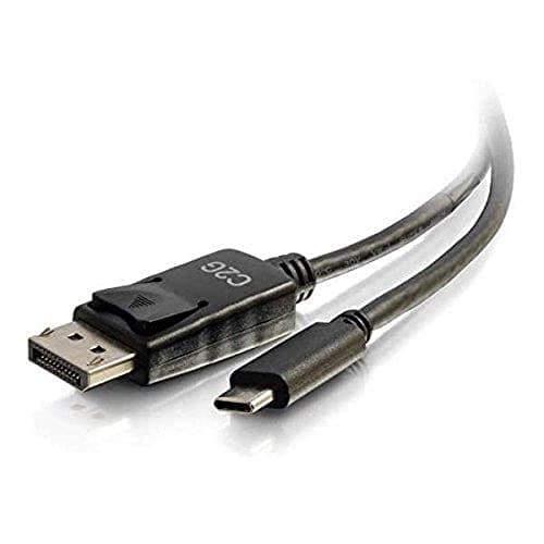 C2G 1.8M (6ft) USB-C to DisplayPort™ Adapter Cable 4K 30Hz - Black