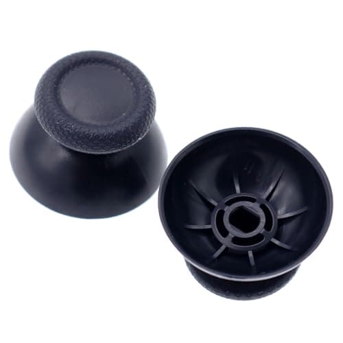Deal4GO 2-Pack Thumbsticks Concave Rubber Analog Z-Sticks Replacement for PS5 & PS4 Controller Grips Sticks (Black)