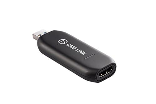 Elgato Cam Link - Broadcast live and record via DSLR, camcorder, or action cam in 1080p60, compact HDMI capture device, USB 3.0