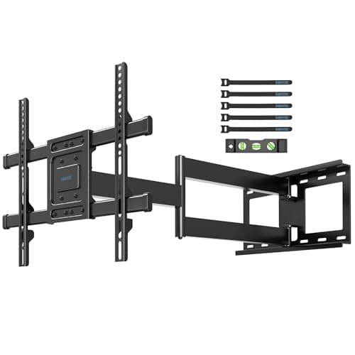 BONTEC TV Wall Bracket, 850 mm Long Arm TV Wall Mount for 32-70 Inch, 60 kg
