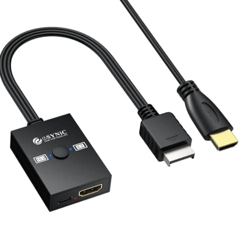 eSynic 1080p@60hz PS2 to HDMI Converter Cable with 16:9/4:3 Aspect Ratio