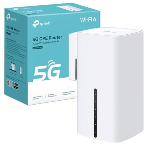 TP-Link Archer NX200 AX1800Mbps Wi-Fi 6 5G Router With Sim Slot, Up To 4.67Gbps Download Speeds, Dual-Band WiFi Router, Gigabit LAN/WAN Port, SIM Card Plug & Play, EasyMesh-Compatible WiFi Booster