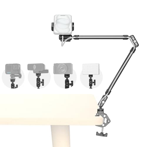 SMALLRIG 25.9" Magic Arm with Super Clamp, Overhead Phone Mount, Load 2.2lb