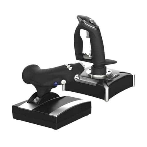 OSNIYAW Stick Joysticks Controller with Vibrations Motor for 7/8 / 10/11 Flight Simulators Controls for Multi Platform Flight Simulators Controller Realistic Gear