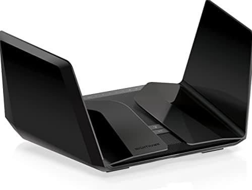 NETGEAR Nighthawk 12-Stream WiFi 6E Router (RAXE500) | AXE11000 Tri-Band Wireless Speed (Up to 10.8 Gbps) |New 6 GHz Band | 2,500 Sq. Ft. Coverage