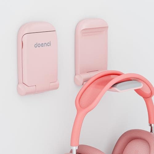doenci Headphone Stand Hook for Desk - Foldable Headset Stand, 1-Pack